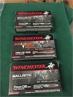 60 Rounds of Winchester 7mm-08