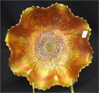 Sunflower spt ftd ruffled bowl - marigold