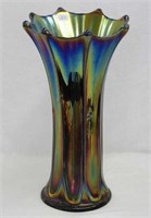 Morning Glory 13" funeral vase - purple