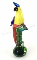 Art Glass Cockatoo Bird
