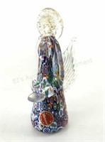 Murano Millefiori Art Glass Angel Figurine