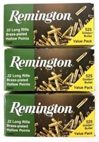1575 Rds. Remington .22 Cal Long Rifle Ammo