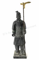 Replica Chinese Terra-cotta Soldier Figurine W/