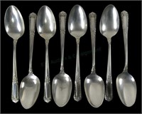 (8) State House Sterling Inaugural Tea Spoons