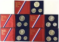 (5) U. S. Bicentennial Silver Proof Coin Sets