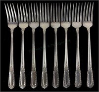 (8) State House Sterling Inaugural Dinner Forks