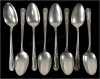 (8) State House Sterling Inaugural Tea Spoons