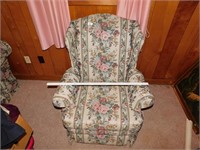 Floral Print Rocker Arm Chair - Clean