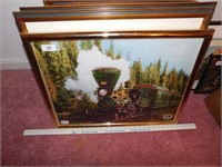 Framed Train Puzzle