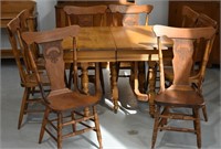 8 pcs Antique Pressback Chairs