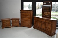 5 pcs Sumter Bedroom Dresser Set