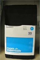 New Room Essentials Black Bedskirt - Twin