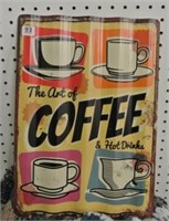 The Art of Coffee Nostalgia Tin Sign