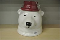 Threshold Stoneware Polar Bear Cookie Jar - New