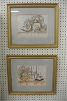 Framed Nursery Prints - Pair