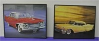 Pair of Framed Car Prints