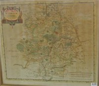 Antiquarian Warwickshire Map