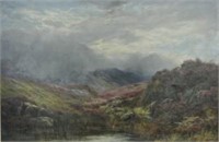 Innis/Scottish Highlands Oil on Canvas (19th C)