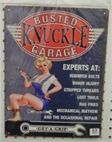Nostalgic Pin Up Garage Sign