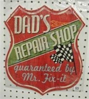 Dad's Repair Shop Sign