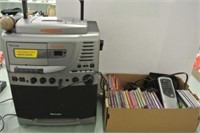 Portable CD Karaoke Machine w/Accessories