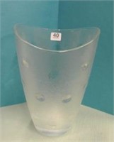 Modern Coin Dot Pattern Glass Vase