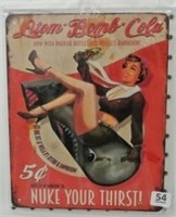 Nostalgia WWII Cola Sign