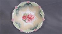 RS Prussia 11" floral bowl w/poppies