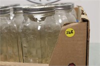Box FULL of Pint SIzed Canning Jars