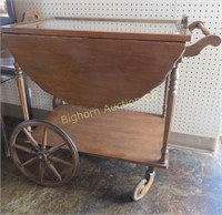 Vintage Drop Leaf Tea Cart