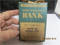 (C) 1952 Bank of Ocean City, Md.Box Savings