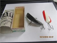 1950's Flatfish Model No. U20 Plug Lure & Red &