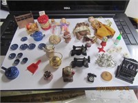 42 pc. Lot of Doll House Size Miniatures