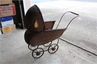 Child's Wicker Doll Buggy