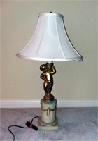 Table Lamp; Cherub