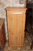 Pine Cabinet & Contents