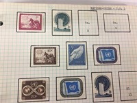 Untied Nations Stamp Collection