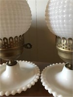 MILK GLASS LAMPS