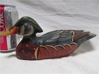 Duck, marked on bottom wood duck