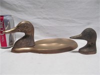 Brass duck organizer w. extra duck head