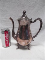 Sheridan teapot, silver on copper