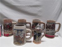 Group of steins