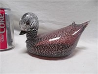 Art glass duck
