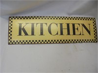 Metal Kitchen sign