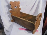 Rocking doll bed