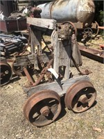 PR VICTORIAN RAILWAY TROLLEY WHEELS