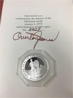 Franklin Mint Chickasaw Medal .999