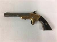.22 RF Brass Frame Single Shot Derringer Pistol