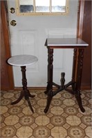 2 Marble top Stands