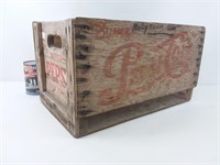 Ancienne caisse en bois Pepsi Cola